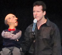 Jeff Dunham with his right-hand man, Walter